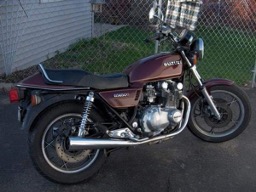 Mike Sullivan's bike after being rebuilt