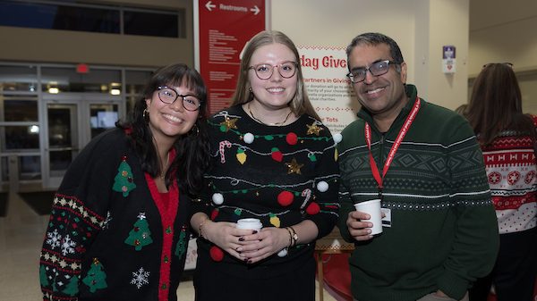 SMPH community attend the 2025 SMPH Sweater Weather Social.