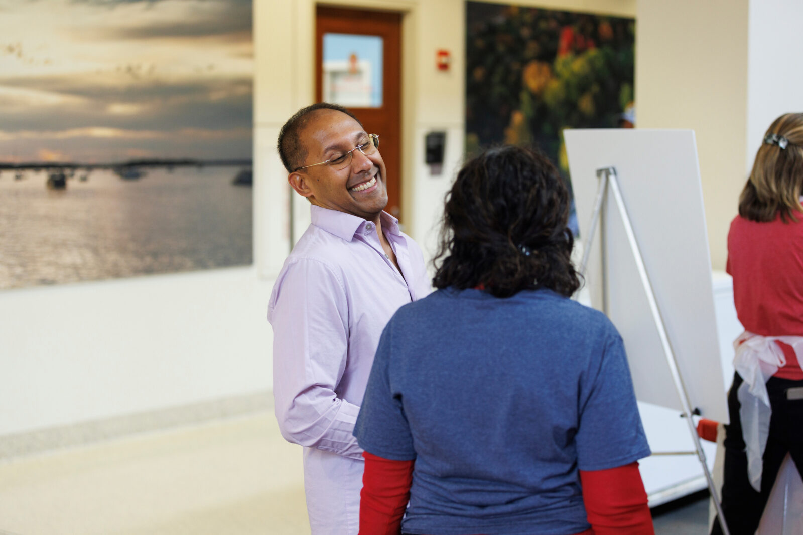 Anjon Audhya, Vice Dean for Research at the SMPH Ice Cream Social.