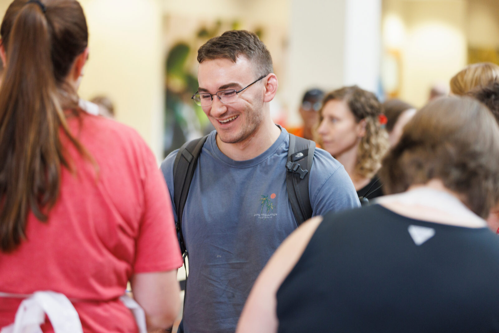 SMPH student enjoys the Ice Cream Social.